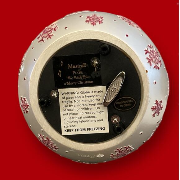 Christopher Radko SNOWSWIRL'S Snowman Musical SnowGlobe Collectible Ornament. - Picture 2 of 4